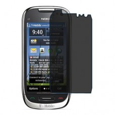 Nokia C7 Astound защита экрана пленка гидрогель конфиденциальность (силикон) Одна штука скрин мобиль