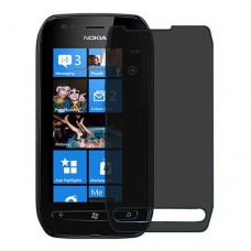 Nokia Lumia 710 защита экрана пленка гидрогель конфиденциальность (силикон) Одна штука скрин мобиль