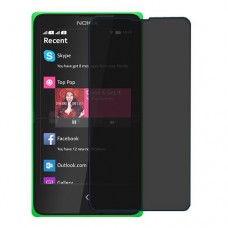 Nokia X защита экрана пленка гидрогель конфиденциальность (силикон) Одна штука скрин мобиль