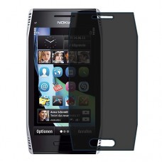 Nokia X7-00 защита экрана пленка гидрогель конфиденциальность (силикон) Одна штука скрин мобиль
