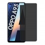 Oppo A93 защита экрана пленка гидрогель конфиденциальность (силикон) Одна штука скрин мобиль