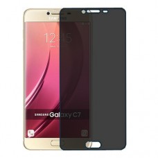 Samsung Galaxy C7 защита экрана пленка гидрогель конфиденциальность (силикон) Одна штука скрин мобиль