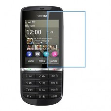 Nokia Asha 300 защитный экран из нано стекла 9H одна штука скрин Мобайл