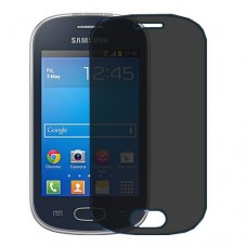 Samsung Galaxy Fame Lite защита экрана пленка гидрогель конфиденциальность (силикон) Одна штука скрин мобиль