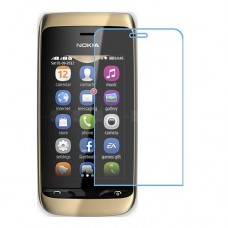 Nokia Asha 308 защитный экран из нано стекла 9H одна штука скрин Мобайл