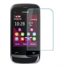 Nokia C2-02 защитный экран из нано стекла 9H одна штука скрин Мобайл