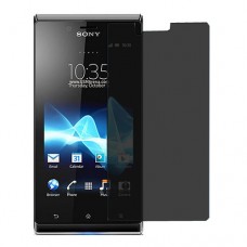 Sony Xperia J защита экрана пленка гидрогель конфиденциальность (силикон) Одна штука скрин мобиль