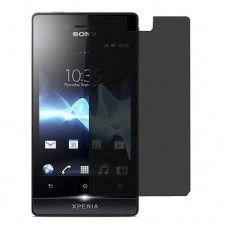 Sony Xperia miro защита экрана пленка гидрогель конфиденциальность (силикон) Одна штука скрин мобиль