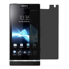 Sony Xperia SL защита экрана пленка гидрогель конфиденциальность (силикон) Одна штука скрин мобиль