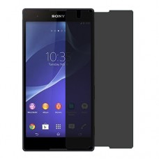 Sony Xperia T2 Ultra dual защита экрана пленка гидрогель конфиденциальность (силикон) Одна штука скрин мобиль