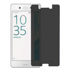 Sony Xperia X защита экрана пленка гидрогель конфиденциальность (силикон) Одна штука скрин мобиль