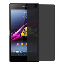 Sony Xperia Z Ultra защита экрана пленка гидрогель конфиденциальность (силикон) Одна штука скрин мобиль