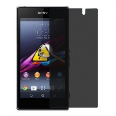 Sony Xperia Z1 защита экрана пленка гидрогель конфиденциальность (силикон) Одна штука скрин мобиль