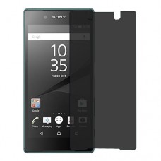 Sony Xperia Z5 Dual защита экрана пленка гидрогель конфиденциальность (силикон) Одна штука скрин мобиль