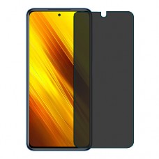 Xiaomi Poco X3 NFC защита экрана пленка гидрогель конфиденциальность (силикон) Одна штука скрин мобиль