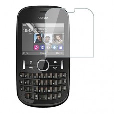 Nokia Asha 201 защитный экран Гидрогель Прозрачный (Силикон) 1 штука скрин Мобайл