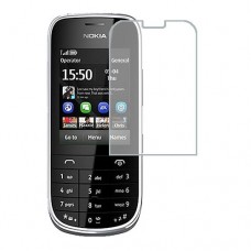 Nokia Asha 203 защитный экран Гидрогель Прозрачный (Силикон) 1 штука скрин Мобайл