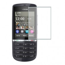 Nokia Asha 300 защитный экран Гидрогель Прозрачный (Силикон) 1 штука скрин Мобайл