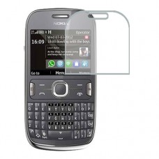 Nokia Asha 302 защитный экран Гидрогель Прозрачный (Силикон) 1 штука скрин Мобайл