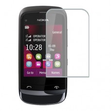 Nokia C2-02 защитный экран Гидрогель Прозрачный (Силикон) 1 штука скрин Мобайл