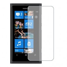 Nokia Lumia 800 защитный экран Гидрогель Прозрачный (Силикон) 1 штука скрин Мобайл