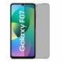 Samsung Galaxy F07 защитный экран пленка гидрогель конфиденциальность (силикон) скрин мобиль