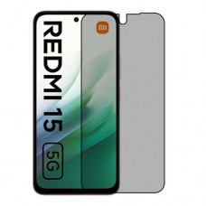 Xiaomi Redmi 15 5G защитный экран из нано стекло Privacy 9H