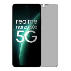 Realme Narzo 60x защитный экран пленка гидрогель конфиденциальность (силикон) скрин мобиль