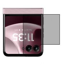 Скрин Мобайл защитный экран для Motorola Razr 2026 - Folded из нано стекло 9H приватное