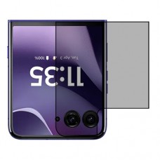 Скрин Мобайл защитный экран для Motorola Razr+ 2026 - Folded из нано стекло 9H приватное