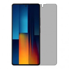 Xiaomi Poco M6 Pro защитный экран пленка гидрогель конфиденциальность (силикон) скрин мобиль