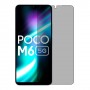 Xiaomi Poco M6 защитный экран пленка гидрогель конфиденциальность (силикон) скрин мобиль