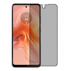 Motorola Moto G04s защитный экран пленка гидрогель конфиденциальность (силикон) скрин мобиль