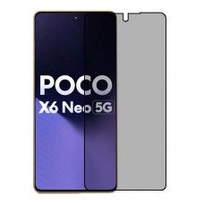 Xiaomi Poco X6 Neo защитный экран пленка гидрогель конфиденциальность (силикон) скрин мобиль