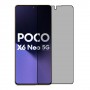 Xiaomi Poco X6 Neo защитный экран пленка гидрогель конфиденциальность (силикон) скрин мобиль