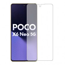 Xiaomi Poco X6 Neo защитный экран Гидрогель Прозрачный (Силикон) скрин Мобайл